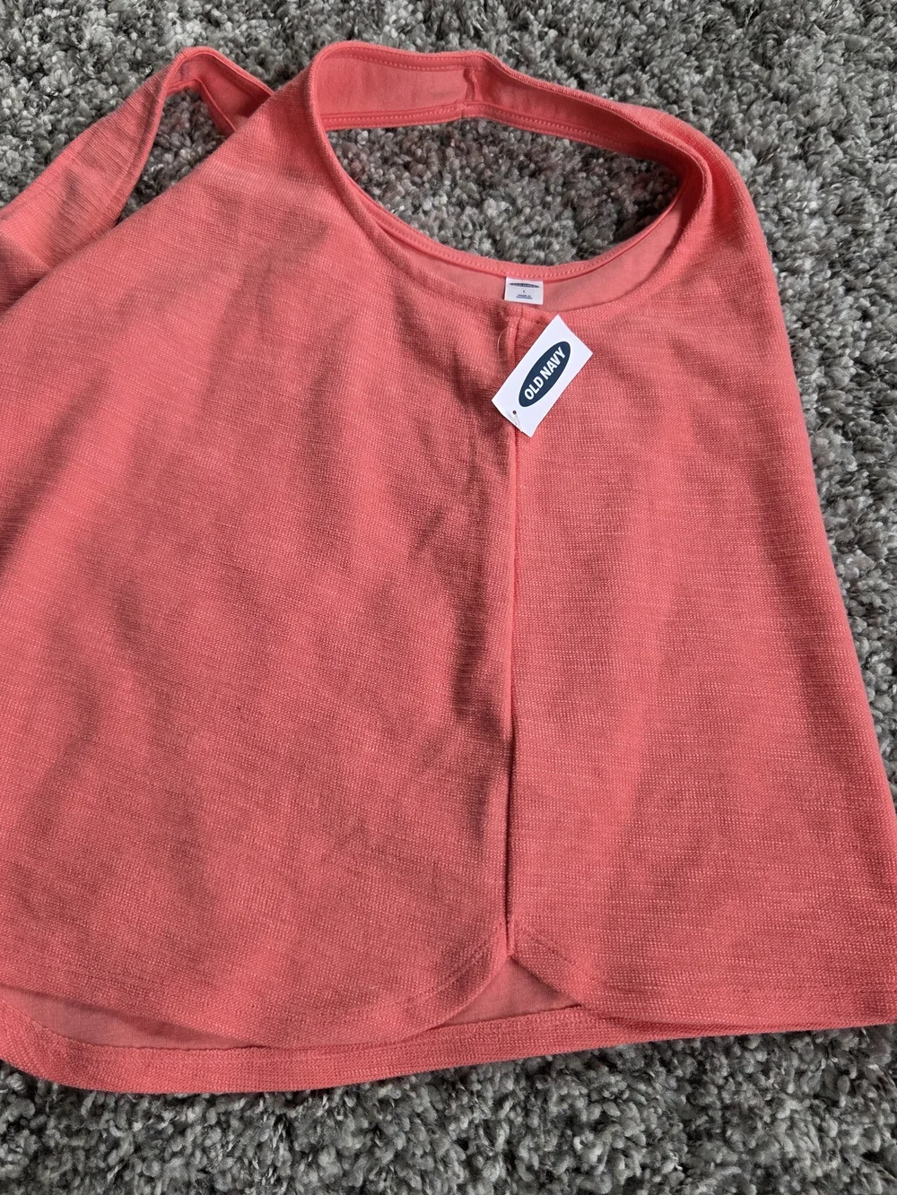 Old Navy Coral Knit Sleeveless Scoop Neck Tank Top Women Size L - Picture 4 of 4